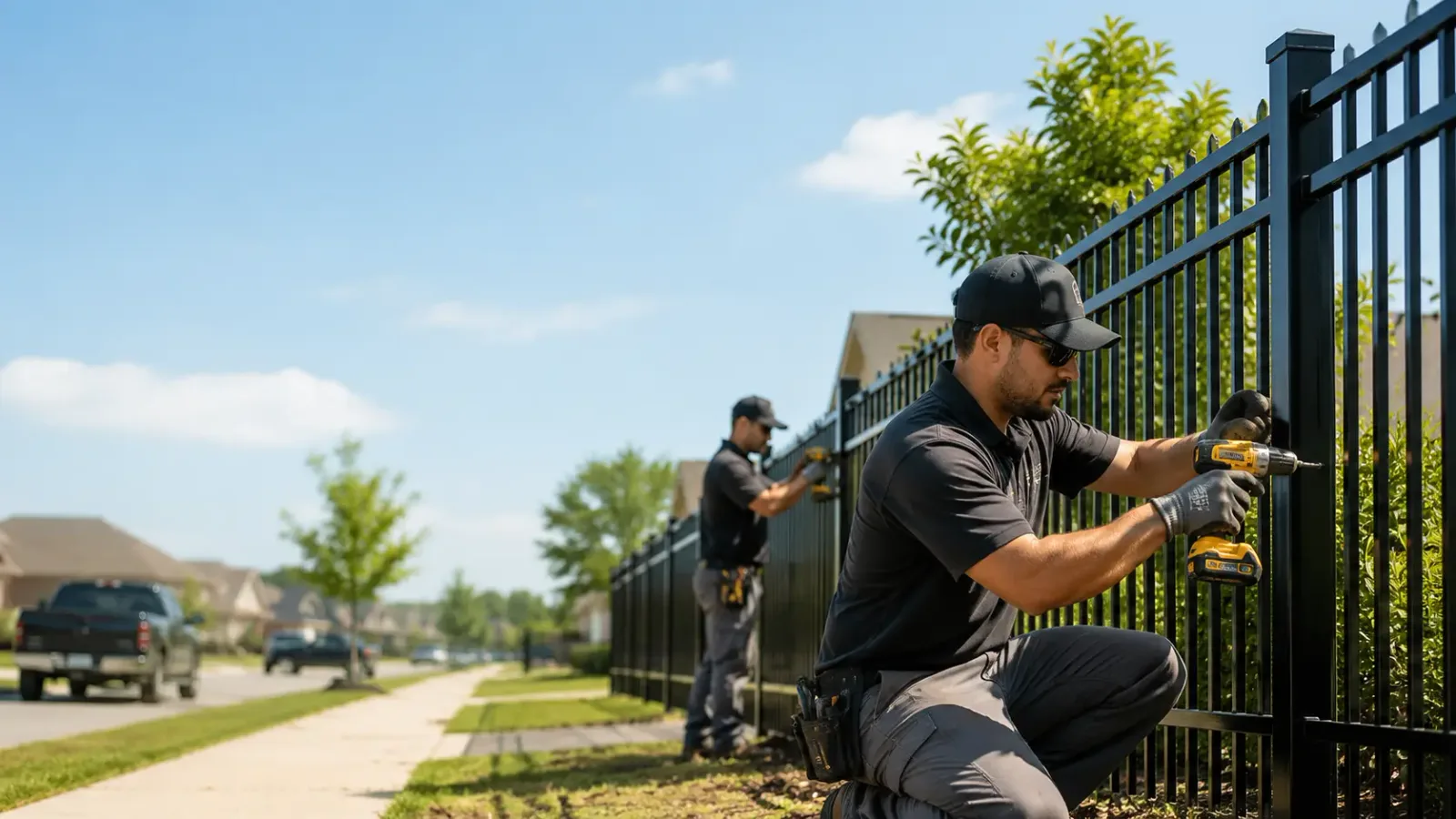 Metal Fence Installation in Maxwell, TX